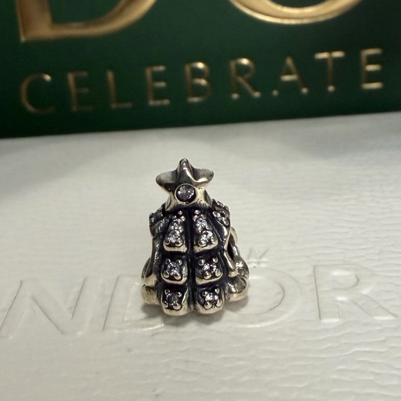 Pandora Jewelry - Pandora Silver Christmas Tree With CZ Accents Charm